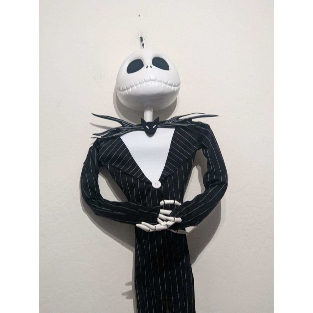 Jack skellington Nightmare Before Christmas 6Ft Poseable Hanging Halloween Decor